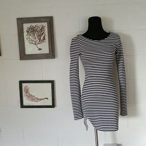 Knit striped dress
